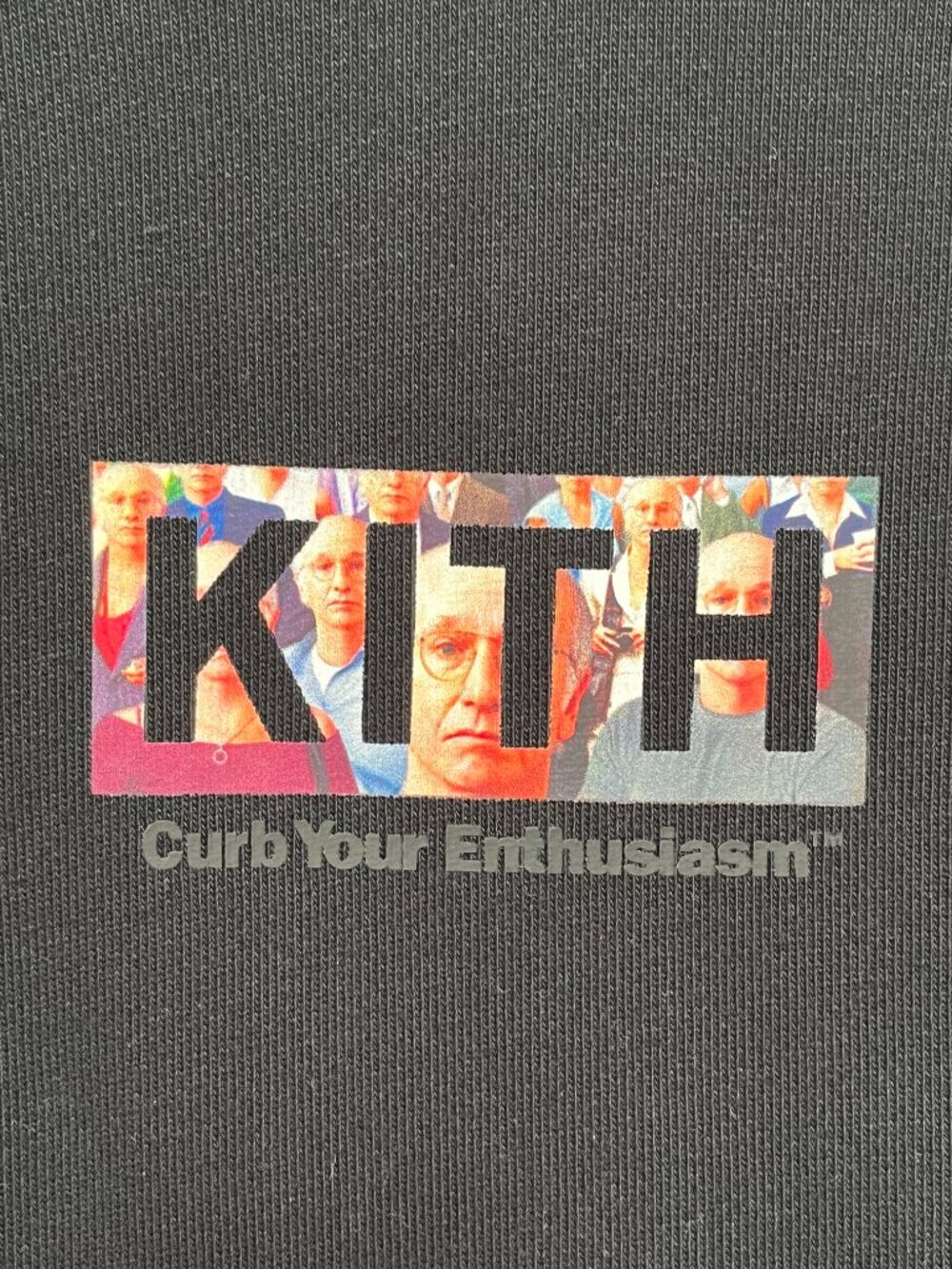 Kith Black Curb Your Enthusiasm Hoodie, Size S - Picture 5 of 9